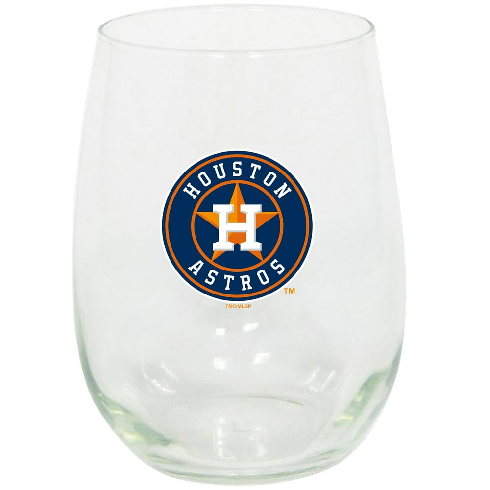 Houston Astros 15oz. Stemless Wine Glass