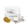thumbnail image 2 of [actualizado] 8 fuertes clips de gancho magnético para refrigerador con imán de neodimio - 30 mm de ancho - Imanes perfectos para refrigerador Imanes de cocina Imanes de calendario para Hou, 2 of 4