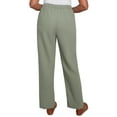 thumbnail image 2 of Alfred Dunner Womens Patch Pocket Short Length Elastic Waistband Pant, 2 of 4