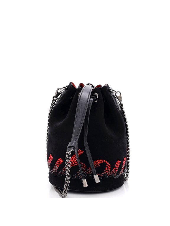Pre-Owned Marie Jane Bucket Bag Embellished Suede By Rebag