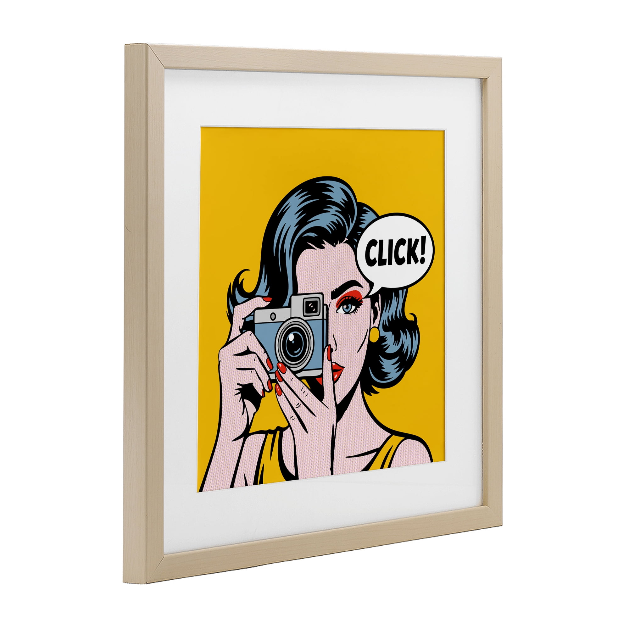 Stupell Industries Click Retro Photographer Birch Framed Print Under Glass, design by Andreas Magnusson