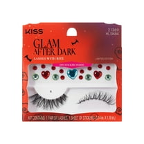 KISS Halloween False Eyelashes, ‘Style #11’, 12mm, Natural Volume, 1 Pair KISS Lashes