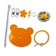 thumbnail image 4 of Dispensador de hilo portátil con pulsera para el cuidado del hilo. El almacenamiento del hilo previene oso naranja, 4 of 9