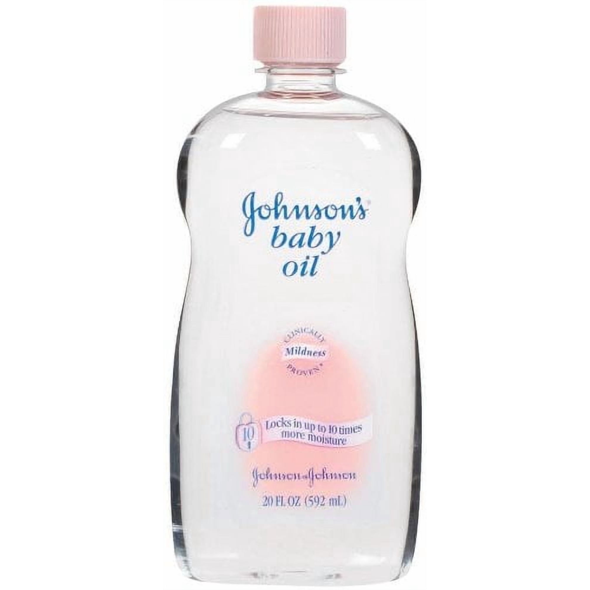 2 Pack - Johnson's Baby Oil, 20 fl oz (591 ml) Each