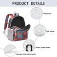 thumbnail image 2 of Pioneer Flower Backpack for School,Cute School Bag,Schoolbag with Adjustable Shoulder Straps & Padded Back,15"x11.42"x5.5", 2 of 4