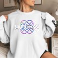 thumbnail image 5 of Moonsky Sudadera pop Demon Hun/er, sudadera Huntrix con cuello redondo, jersey de manga larga para mujer y hombre, ropa de calle, moda urbana (Blanco 2XL), 5 of 5
