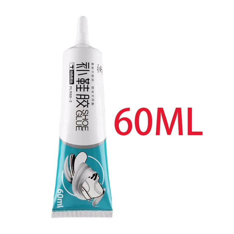 Shoe Repairing Glue 60ml Item Repair Universal Instant Durable Adhesive  Glue Strong Glue Liquid for Suede Leather Footwear Patching Rebuilds 60ml  without Tool 
