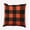Harvest Orange, variant on 16" x 16" Simply Daisy Buffalo Plaid Polyester Accent Pillow, Harvest Orange Qty 1