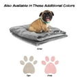 thumbnail image 5 of PETMAKER 30x40-Inch Reversible Sherpa Fleece Waterproof Dog Blanket (Gray), 5 of 8