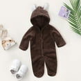thumbnail image 2 of FDDMis Zipper Onesies 0-3 Months Toddler Girl Sweatsuit 6-12 Month Boy Clothes Girls' Overalls Side Snap Onesies Baby Boy Baby Long Sleeve Bodysuit Overalls for Toddler Girls Kids Coveralls 4t, 2 of 9