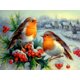 thumbnail image 1 of Huacan Full Drill Diamond Painting Bird Home Decoration Cross Stitch Embroidery Mosaic Animal Tree Diamond Art40x50cm Round Drill Gao Jinjia LED, 1 of 2