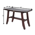 thumbnail image 3 of Compact Rectangular Teak Shower / Outdoor Bench in Brown Finish, 3 of 3