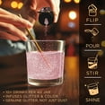 thumbnail image 4 of Brew Glitter - Rose Gold Edible Drink Glitter - Bold Sparkle, Beverage-Safe, 4g, 4 of 9