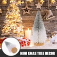 thumbnail image 5 of AURARMLET 4pcs Christmas Decor Prop Tabletop Pine Tree in White Color for Friends Gathering, 5 of 5
