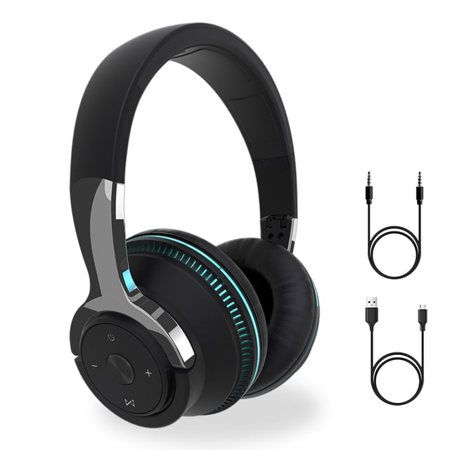 Bearachild Auriculares Auriculares compatibles con Bluetooth Herramienta para escuchar música Auriculares plegables Suministros para teléfonos Teléfono y Comunicación No.01