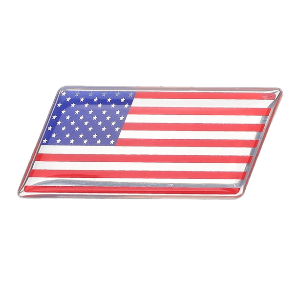 Calcomanía de automóvil de bandera americana calcomanía de aluminio calcomanías de aluminio calcomanías de emblema patriótico para automóviles ventana de motocicleta de camión