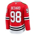 thumbnail image 3 of Men's Fanatics Connor Bedard Red Chicago Blackhawks Home Premium Jersey, 3 of 6