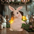 thumbnail image 6 of Easter Outdoor Solar Garden Light with Bunny and Statue, Resin Yard Decor for Holiday Decoration and Nighttime Ambiance, 6 of 6