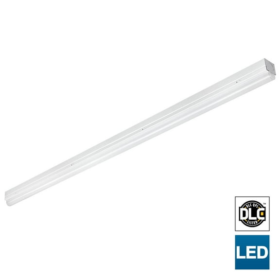 Diodesy- LFX/ST/4FT/1L/15W/40K 4Ft LED Linear Strip Light, 15W, 1950LM, 4000K Cool White, Dimmable Suspended Lighting Fixture for Office, Market, Home, White Finish, 120-277V, CRI80 , DLC Listed