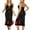 Black, variant on Idoravan Womens Nightgown Chemise Sleeveless Sleepwear Full Slip Backless Pajamas Nightdress