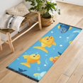 thumbnail image 6 of Happy Fish on Sea Runner Area Rug 2x6 Soft Non-Slip Washable Bedside Carpet for Hallway Bedroom Living Room Home Decor, 6 of 8
