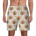 thumbnail image 2 of Picia Labrador Retriever Dog pattern Mens Swim Trunks with Compression Liner Stretch Beach Shorts Quick Dry with Zipper Pockets No-Chafing Board Shorts-X-Large, 2 of 9