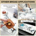thumbnail image 6 of Electric Stove Top Cover Protector \u2013Christmas Kitchen Decor Dandelion Dragonfly Glass Flat Top Stove Mat Oven Induction Cooktop Mat for Ceramic Countertop Mats Heat-Resistant Dish Drying Mat, 6 of 6