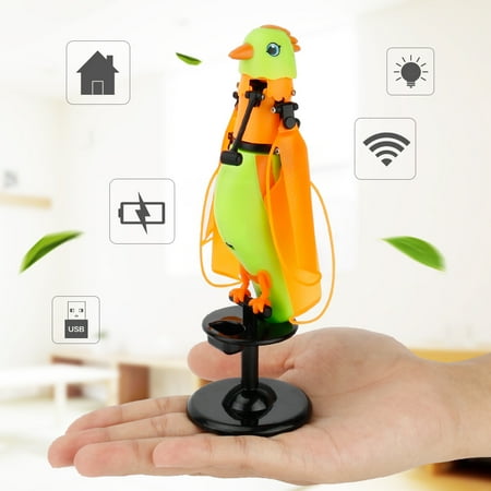 Birdie Gift - CX-51 Hand Sense RC Drone LED Lights Voice Parrot Cute Birdie Induction Bird Aircraft Toy Kids Gift