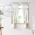 thumbnail image 4 of shiyou-Spring Tension Rods 2Pcs Adjustable Curtain Rod 29 to 39 inch, No Drilling Small Tension Rod Suitable for Doors, Shower and Windows, White, 4 of 4