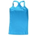 thumbnail image 6 of Girls' Scoop Neck Undershirt Soft Breathable Racerback Cami Tank Top Toddler Cotton Dance Camisole Shirt for Girls, 6 of 6