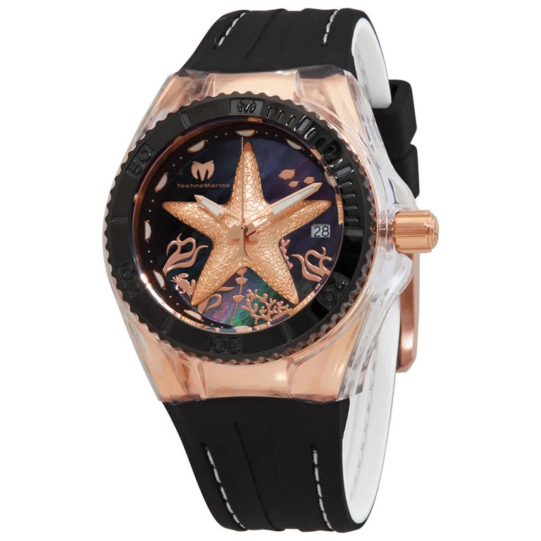 Technomarine Cruise Quartz Black Mother of Pearl Dial Ladies  display picture 1