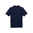 thumbnail image 2 of Wonder Nation Boys School Uniform Short Sleeve Pique Polo Shirts, 4-Pack Value Bundle, Sizes 4-18, 2 of 7