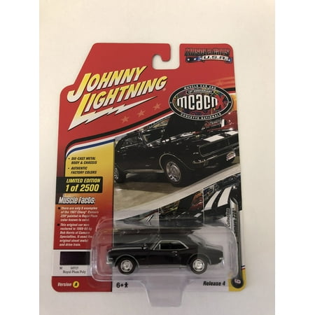 Camaro Z28 Convertible - Johnny Lightning JLMC016 Muscle Car 1967 Chevy Camaro Z28 VER A