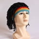 thumbnail image 2 of Sombrero Divertido y creativo ZHAOCHENG hecho a mano estilo Rasta color Negro Reggae Talla única, 2 of 4