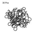 thumbnail image 3 of Uxcell 30pcs 30-Degree Angle Body Clips Bent Springy Pins for 1/8 1/10 1/12 Scale Model RC Car Crawler Truck(Black), 3 of 6