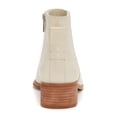 thumbnail image 2 of Vince Camuto Leminda New Cream Zipper Closure Squared Toe Ankle Fashion Boot (New Cream, 7.5), 2 of 6
