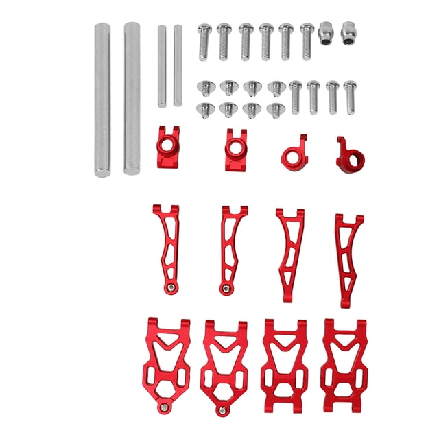 Brazos De Suspensión Superiores E Inferiores RC, Kit De Brazo Oscilante De aleación De Aluminio Para Coche De Control Remoto SCY16101PRO 16102 1/16
