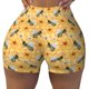 thumbnail image 2 of Balery Bee Wasp Pantalones cortos de entrenamiento estampados para mujer, sin costuras, ajustados, para gimnasio, yoga, correr, deportes, ejercicio activo, fitness.-XX-Large, 2 of 8