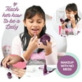thumbnail image 4 of Play Purse for Girls and Toddlers - Realistic Purse and Complete Set of Pretend Play Accessories Including Toy Phone, Wallet, Credit Cards, Keys, Makeup for Role Playing Ages 3 4 5 6 7 8 Years and up, 4 of 8