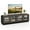 Black, Gray, variant on Gymax Large TV Stand for TVs up to 75'' Console Table w/ 4 Tempered Glass Doors Brown & White