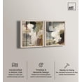 thumbnail image 2 of Muted Tones Harmony Pair Shadowbox Print Boho Wall Decor Set by Art Remedy, Blonde Frame, 30 x 36, 2 of 6