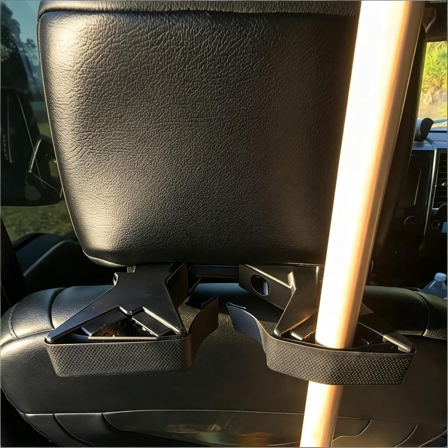 Seat Back Gun Rack Adjustable Headrest Mount for Vehicle
