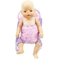 thumbnail image 4 of Siège d'Auto pour Poupée - Porte-Bébé Siège d'Auto Violet, Convient aux Poupées jusqu'à 18 Pouces, 4 of 4