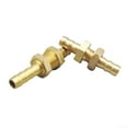thumbnail image 4 of Arkzeo Hose barb with nut partition brass barb pipe fitting coupler connector 25mm OD, 4 of 5