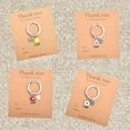 thumbnail image 7 of 4 Sets of Teacher Appreciation Gifts Keychains Thank You for Helping Me Grow Handmade Card Colorful for Teachers Birthday Christmas Gift, 7 of 7