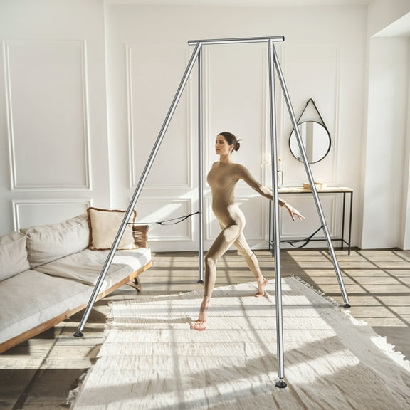 KFFKFF 551.15 lbs Aerial Swing Stand Aerial Yoga Frame Load Bearing Steel Frame