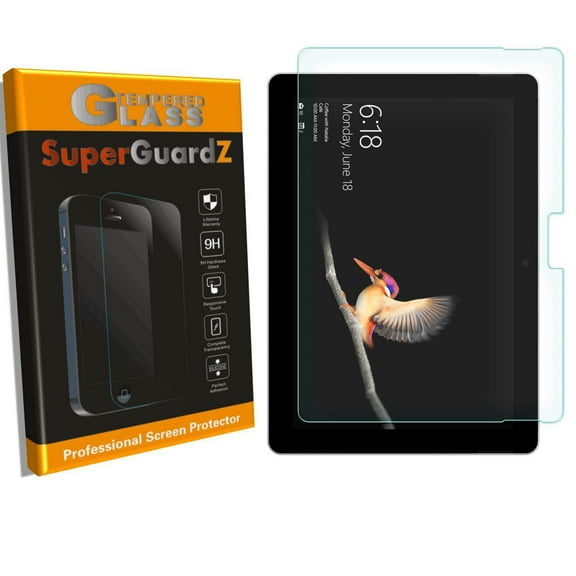 For Microsoft Surface Go - SuperGuardZ Tempered Glass Screen Protector, 9H, Anti-Scratch, Anti-Bubble, Anti-Fingerprint