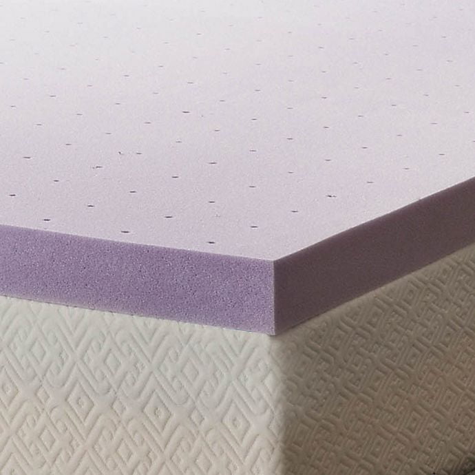 Lucid Memory Foam 3 Inch California King Mattress Topper In Purple Walmart Com Lucid Memory Foam 3 Inch California King Mattress Topper In Purple Walmart Com