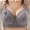 Gray, variant on Women's Plus Size Wireless Bra Full Coverage Side Support Lift Everyday Bra