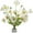 White, variant on Zukuco 2PCS Artificial Poppy Silk Flowers with Stems Faux Poppy Flowers Bulk Fake Flowers for Wedding, Home, Party, Table Outdoor Indoor Decor